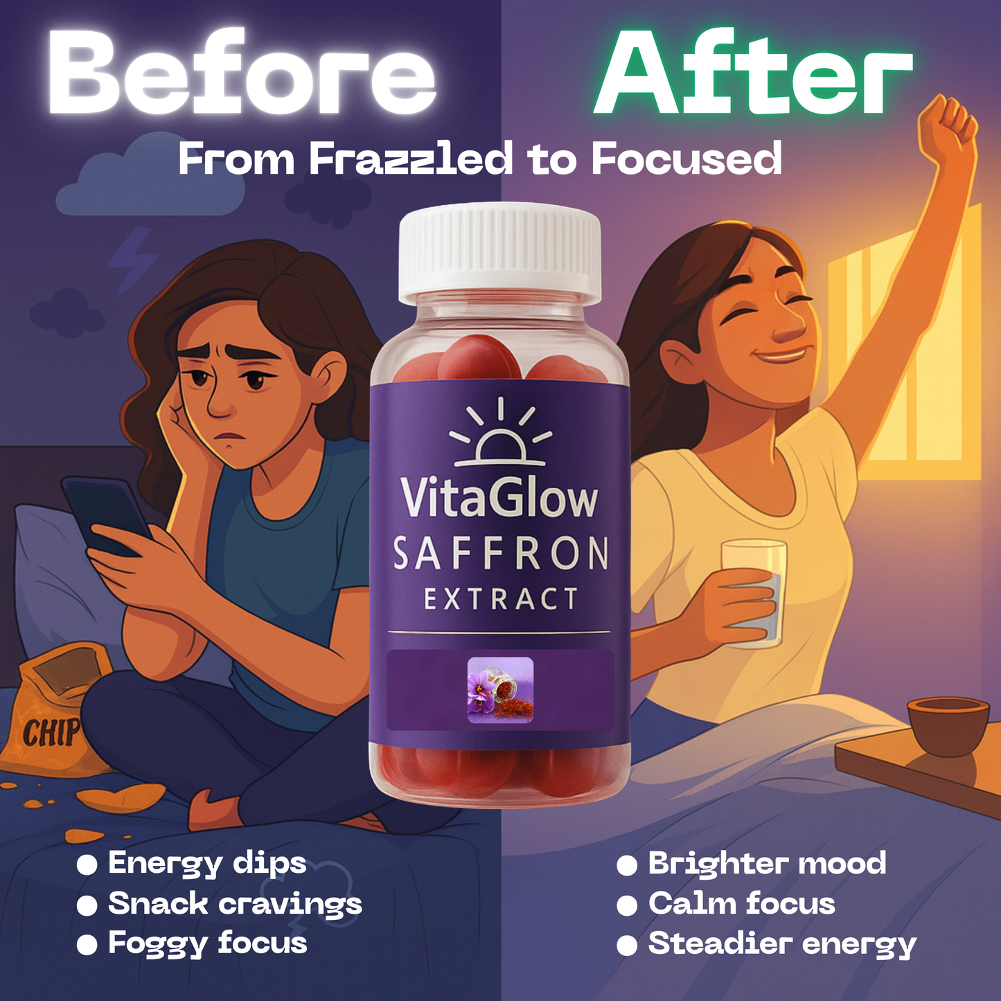 Saffron Health Gummies – Uplift Mood & Support Wellness